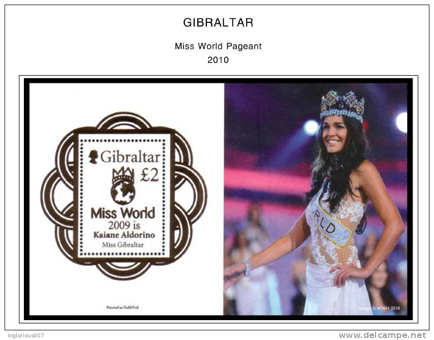 GIBRALTAR STAMP ALBUM PAGES 1886-2011 (193 color illustrated pages)