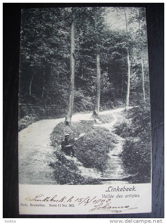 LINKEBEEK - Vallée Des Artistes - Verzonden 1902  Envoyée - NELS - Lot AM 21 - Linkebeek