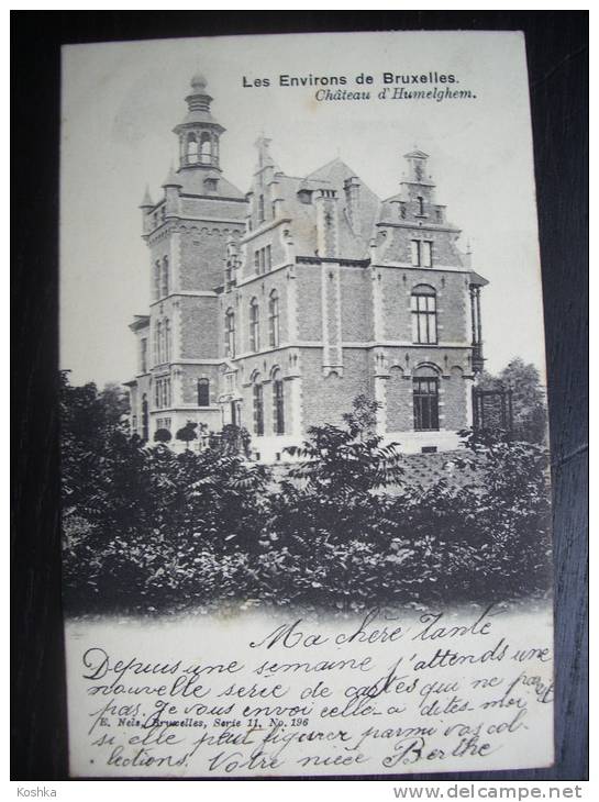 STEENOKKERZEEL - Château D' Humelghem - Verzonden 1902  Envoyée - NELS - Lot AM 21 - Steenokkerzeel