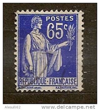 Francia France  - 1937/1939 -  N.  365/US - 1932-39 Vrede