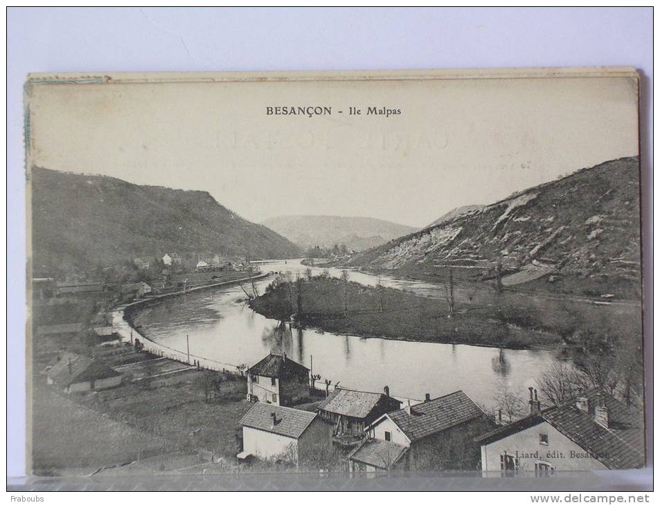 (25) - BESANCON - ILE MALPAS - 1909 - Besancon