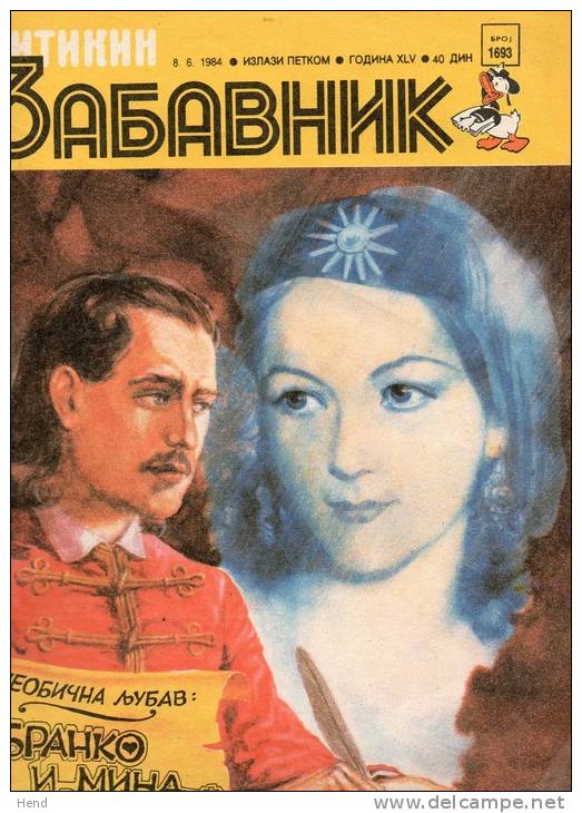 Revue "Zabavnik" En Serbe - N°1693 - Slavische Talen