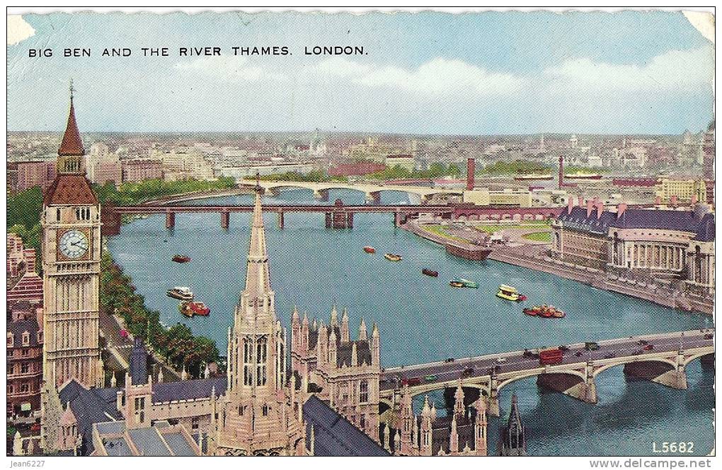 London, Big Ben And River Thames - River Thames