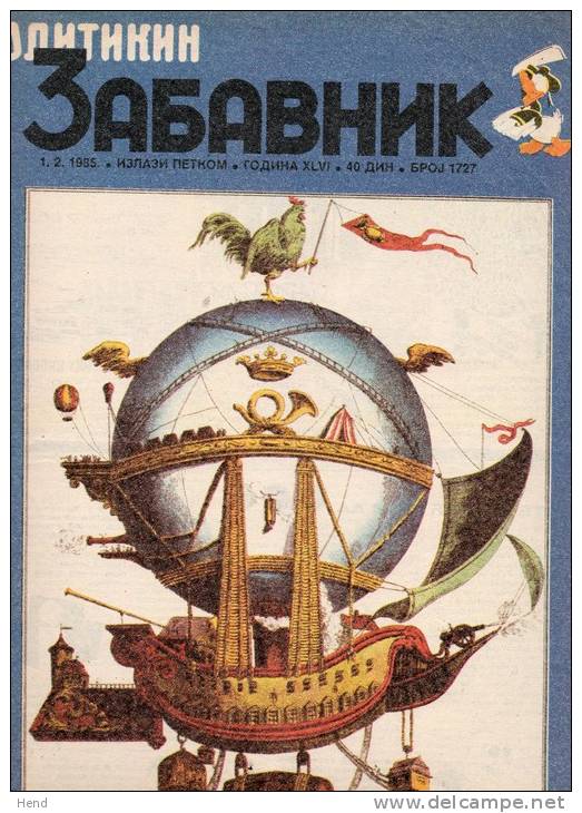 Revue "Zabavnik" En Serbe - N°1727 - Slav Languages
