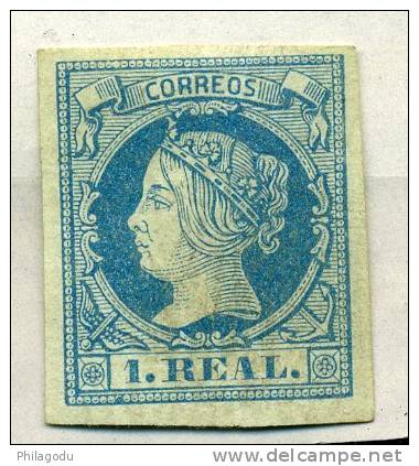 1 REAL   Ed. 55 (*)   YV. 50   Sans Colle     Cote 340 Euros - Unused Stamps