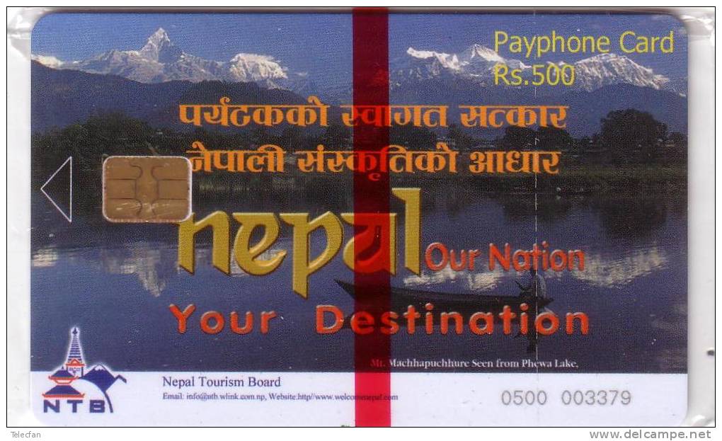 NEPAL HIMALAYA MOUNTAINS MONTAGNES 500RS  MINT IN BLISTER NSB - Népal