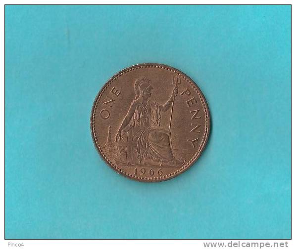 GRAN BRETAGNA  ONE PENNY 1966 - 1 Penny & 1 New Penny