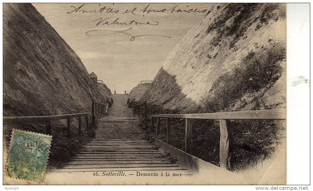 SOTTEVILLE : Descente à La Mer           --année 1904-- - Sotteville Les Rouen