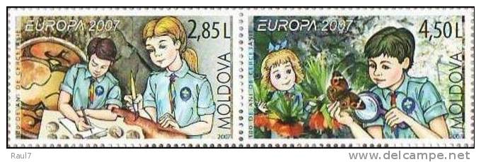 EUROPA -CEPT 2007 MOLDAVIE  2V NEUF ** (MNH) CV €6.00 - 2007