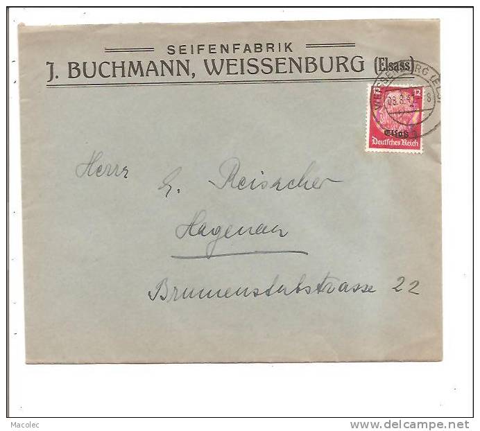 68 Wissembourg 1941 - Lettres & Documents