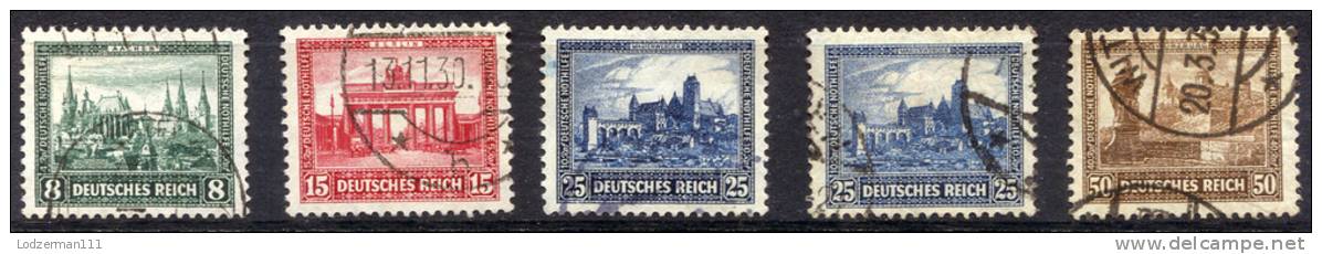 DR 1930 - Mi.450-3 (Sc.B34-37, Yv.431-4) Complete Set (incl. Shades) Perfect (VF) - Used Stamps