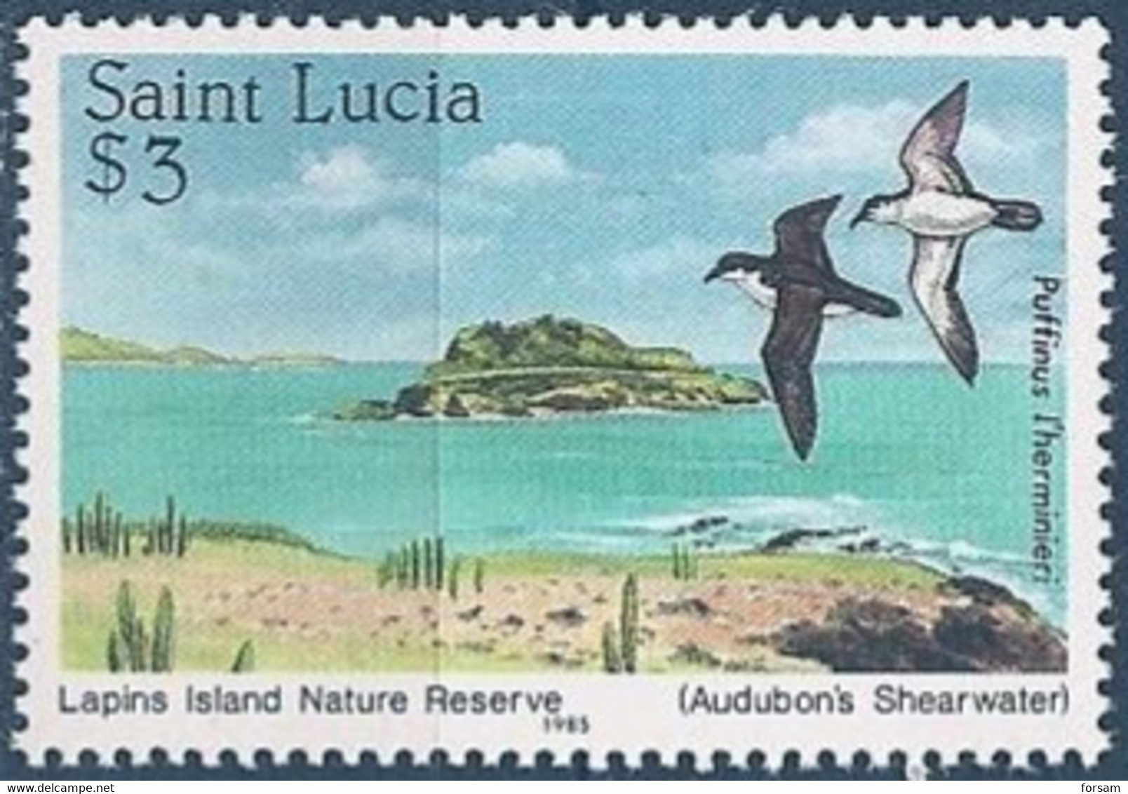 St. LUSIA..1985..Michel # 774...MNH...MiCV - 5 Euro. - St.Lucia (1979-...)