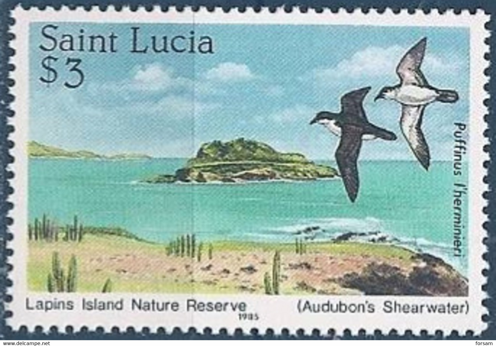 St. LUSIA..1985..Michel # 774...MNH...MiCV - 5 Euro. - St.Lucia (1979-...)