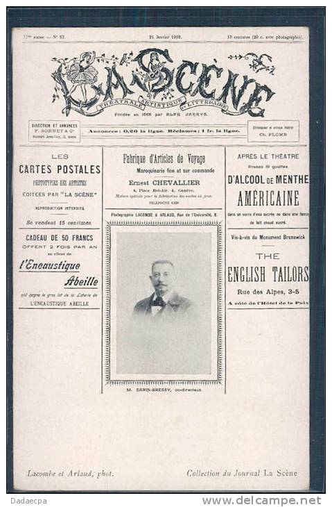 Publicité, Journal, La Scène, - French