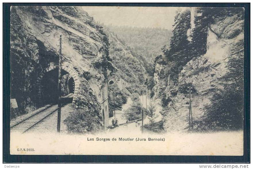 Berne, Les Gorges De Moutier, Tunnel, Tunel, Animée, - Moutier