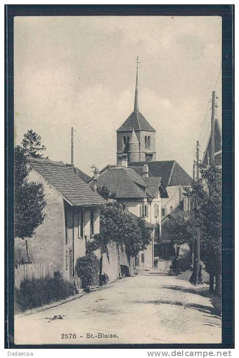 Neuchâtel, St.-Blaise, Clocher, - Saint-Blaise