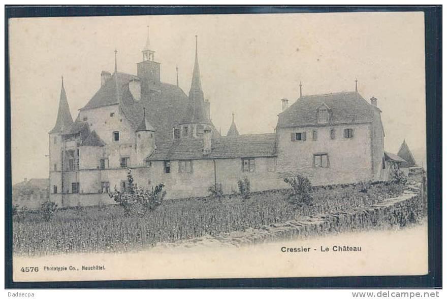Neuchâtel, Cressier, Le Château, - Cressier