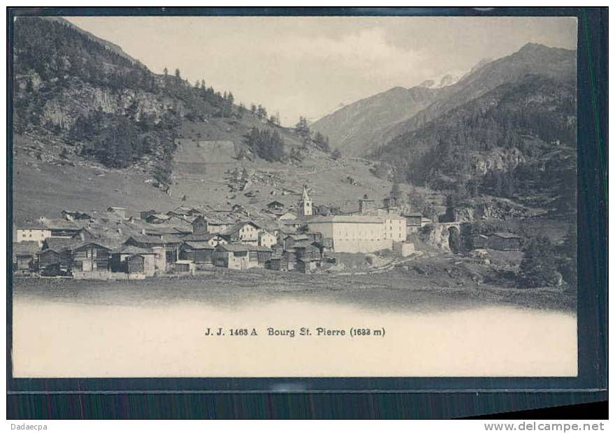 Valais, Bourg St. Pierre, J.J. - Bourg-Saint-Pierre 