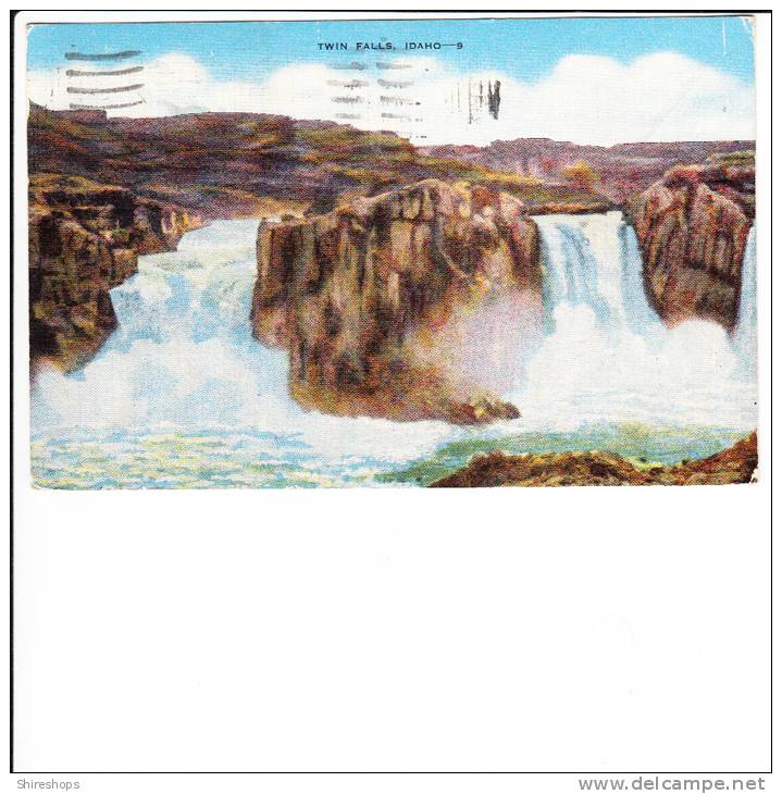 Twin Falls Idaho Postmark Boise 1950 - Twin Falls