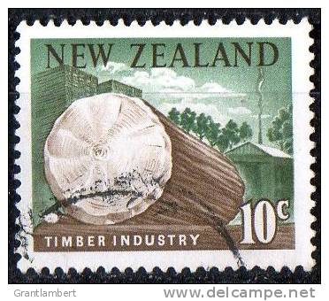 New Zealand 1967 10c Timber Used - Oblitérés