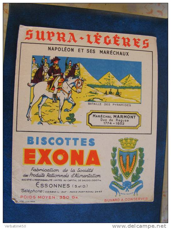 BUVARD...PAIN D EPICE VANDAMME..CONQUE ROYALE..FRANCOIS 1er..BUVARD N° 10.....FRAIS DE PORT 0.80 EURO - Honigkuchen-Lebkuchen