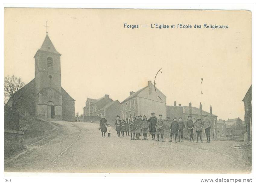 Forges - L´eglise Et L´ecole Des Religieuses - Tubize