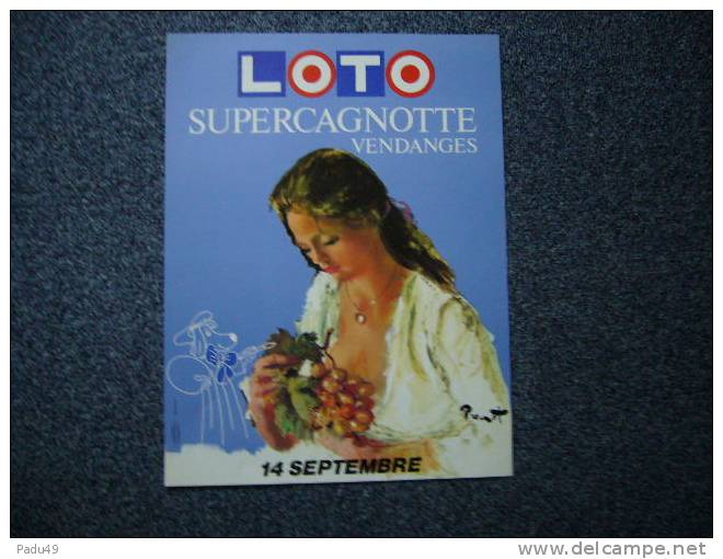 1 Affiche Loterie Nationale Signee Ou Loto(ill. BRENOT) - Afiches