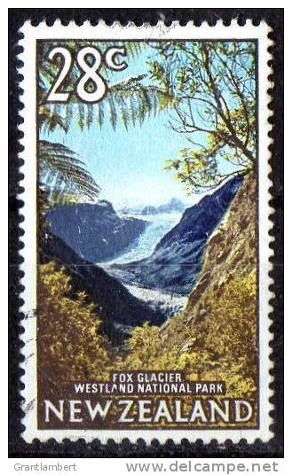 New Zealand 1967 28c Fox Glacier Used - Used Stamps