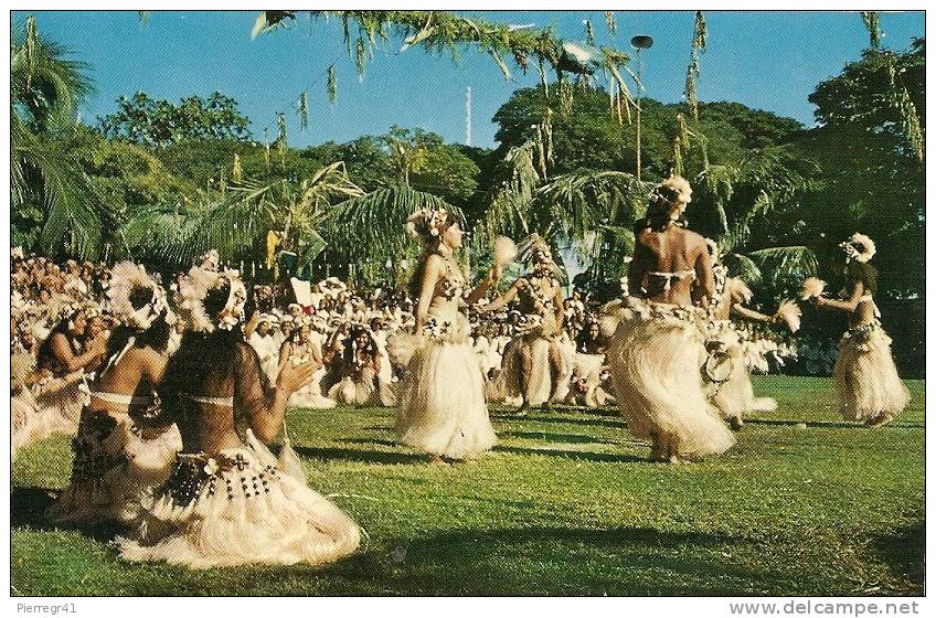 4-CPA-1966-POLYNESIE-ILE TAHITI-DANSES- 14 JUILLET-GROUPE PAPEETE-GROUPE HEIVA-CONCOURS DE OTEA-DANSES-TBE