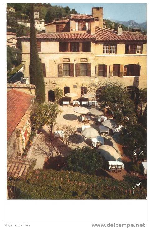 CP, 06, Saint-Paul-de-Vence, La Colombe D'Or, Le Jardin, écrite - Saint-Paul