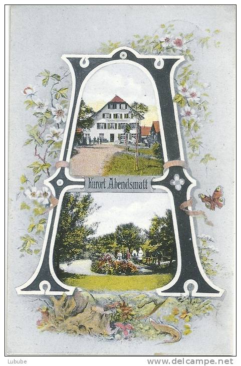 Lampenberg - Kurhaus Abendsmatt                      1912 - Autres & Non Classés