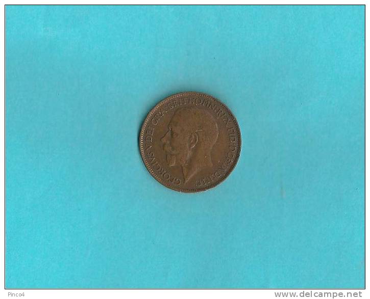 GRAN BRETAGNA  HALF  PENNY 1915 - C. 1/2 Penny