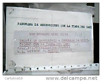 UMBRIATICO PAESE CATANZARO/CROTONE DA MEZZOGIORNO CON TIMPA DEI CANI Provino Foto  CARD  RIFILATA 13 X 8 N1940 DP6149 - Crotone