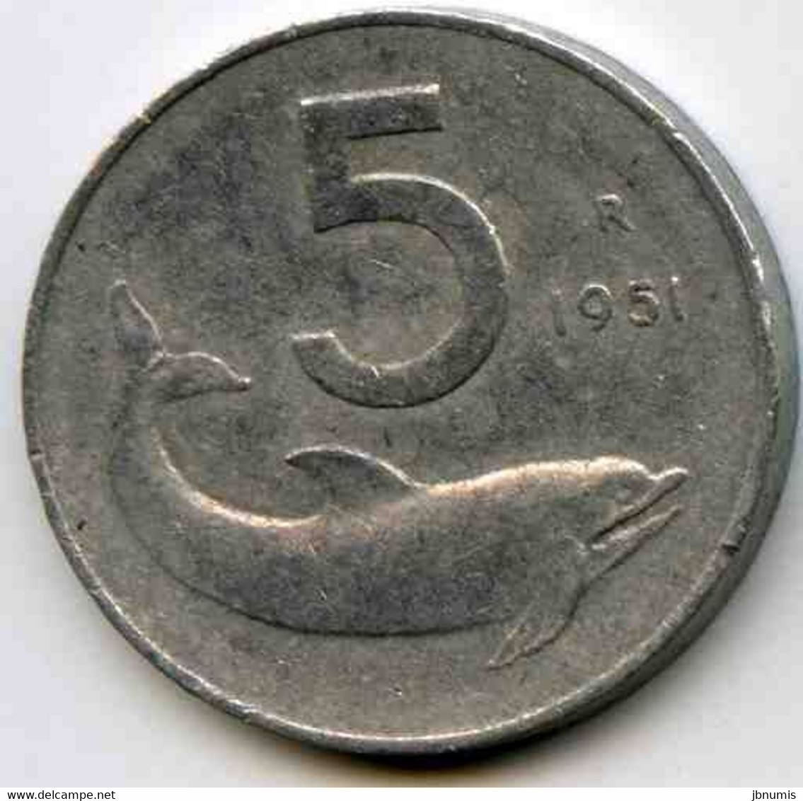 Italie Italia 5 Lire 1951 Alu KM 92 - 5 Lire