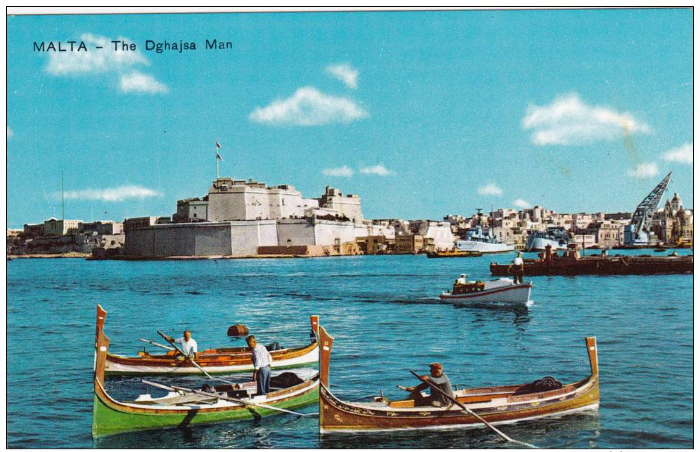 POST CARD OF THE DGHAJSA MAN,MALTA,Y1. - Malta