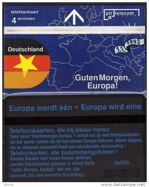 EU Binnenmarkt 1993 D Guten Morgen Europa Duitsland ** 12€ MINT Telefoonkaart Good Morning Europe TC 304L Of Netherlands - Other - Europe