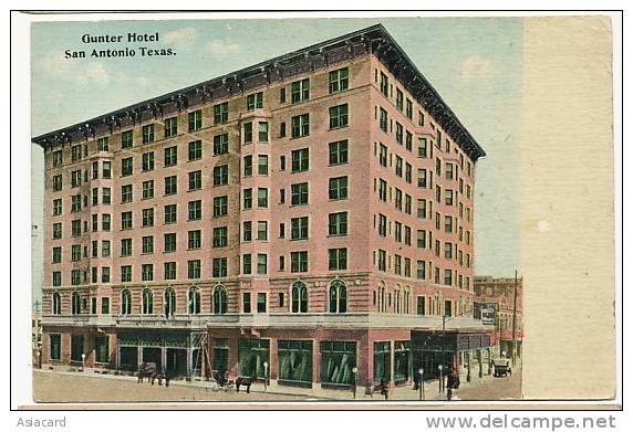 Texas San Antonio Gunter Hotel  Edit H. Budow - San Antonio