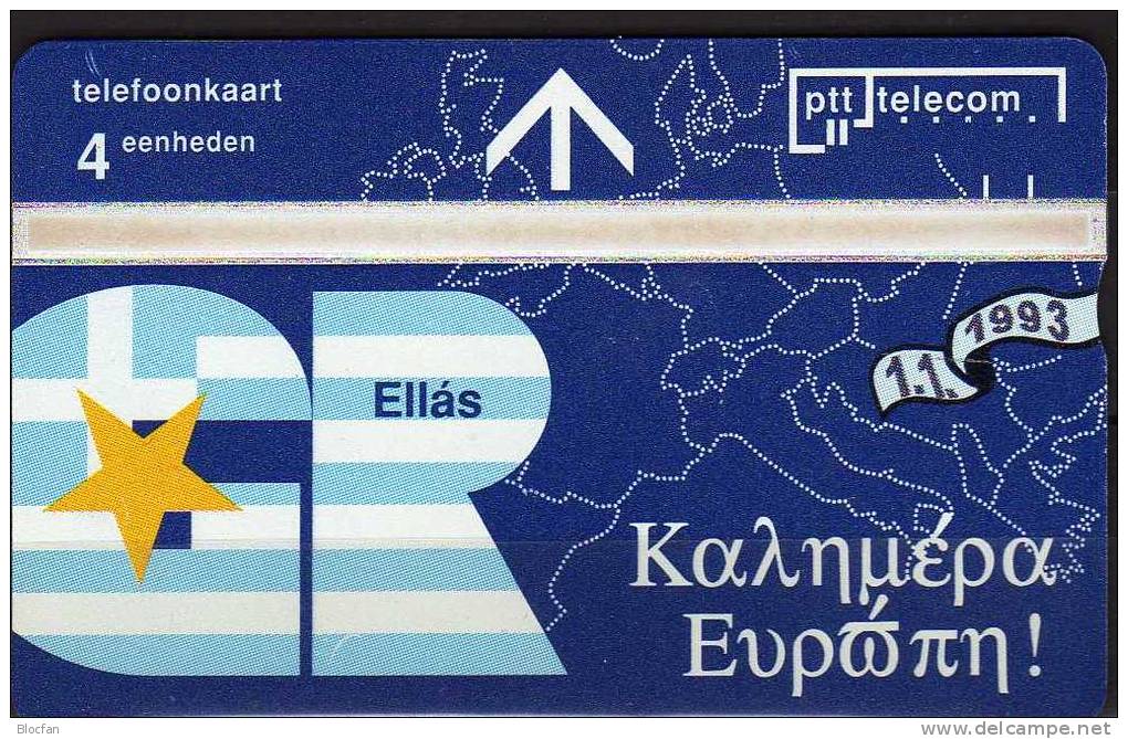 EU Binnenmarkt 1993 A Guten Morgen Europa Greece ** 12€ MINT Telefoonkaart Good Morning Europe TC 303L Of Netherlands - Griechenland