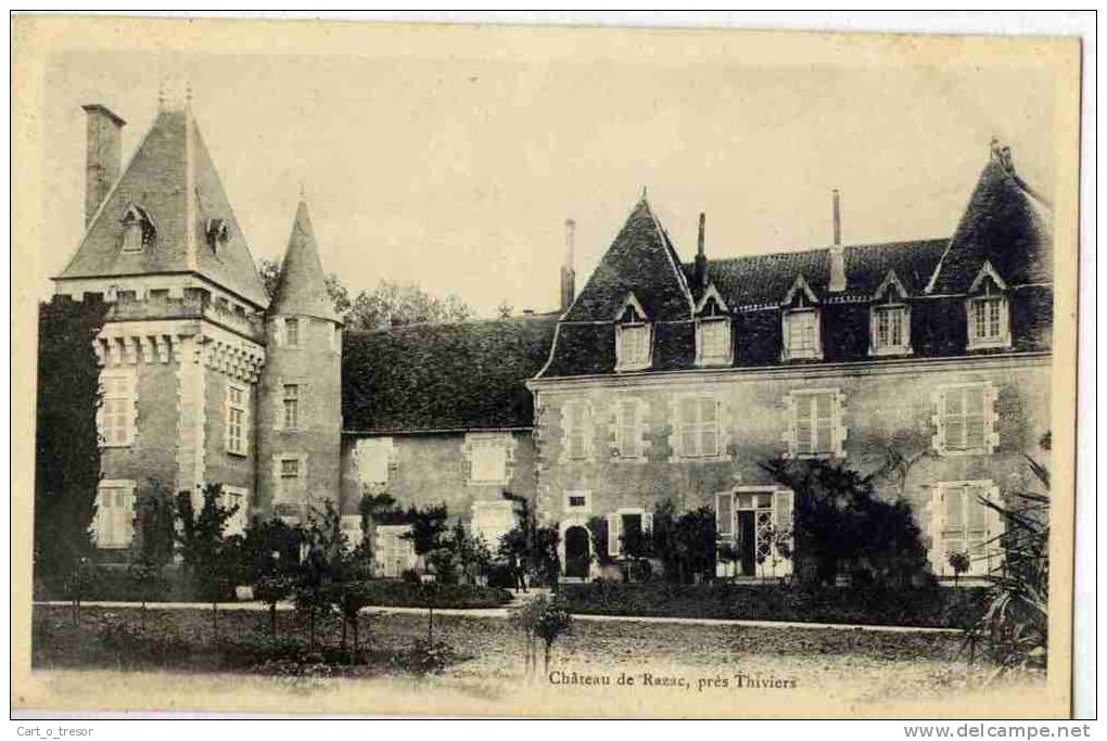 CPA 24 THIVIERS - Château De Razac - Thiviers