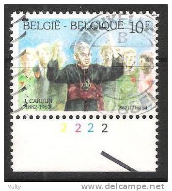 Belgie OCB 2068 (0) Met Plaatnummer 2. - 1981-1990