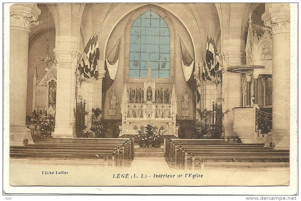 44    LEGE    INTERIEUR  DE   L EGLISE - Legé