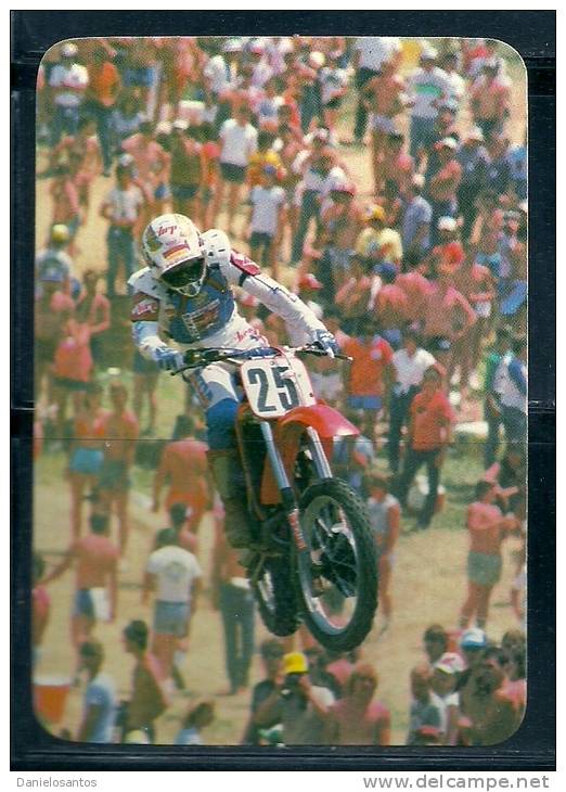 1989 Pocket Poche Bolsillo Calender Calandrier Calendario  Motorbikes Motorcycles Motos Motocross - Formato Grande : 1981-90