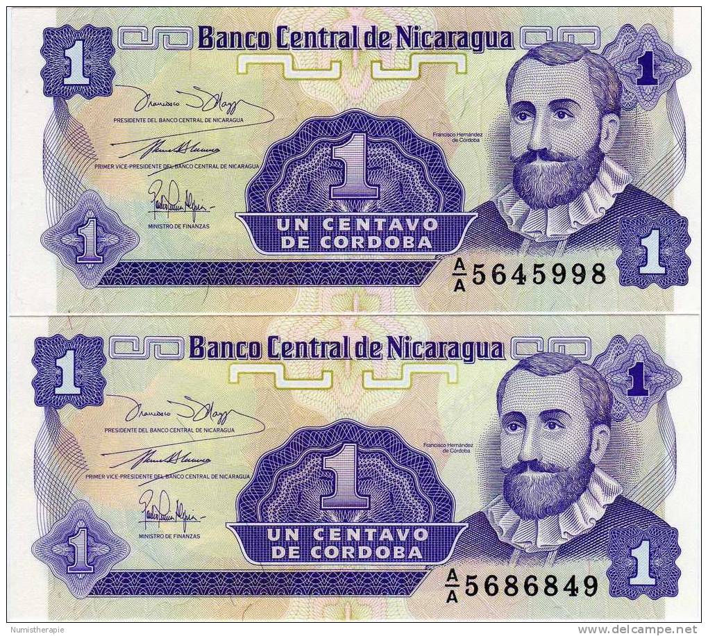 Nicaragua : 1 Centavo De Cordoba 1991 : UNC - Nicaragua