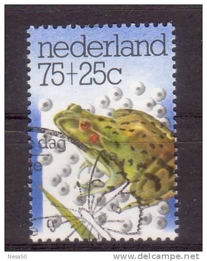 Nederland 1976 Nr 1088 Zomerzegel Met Kikker  Frog - Used Stamps