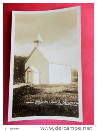 Canada > Yukon Carcross  Real Photo By Gowen Sutton-- Undivded Back  Anglican Church   =====  Ref  390 - Yukon