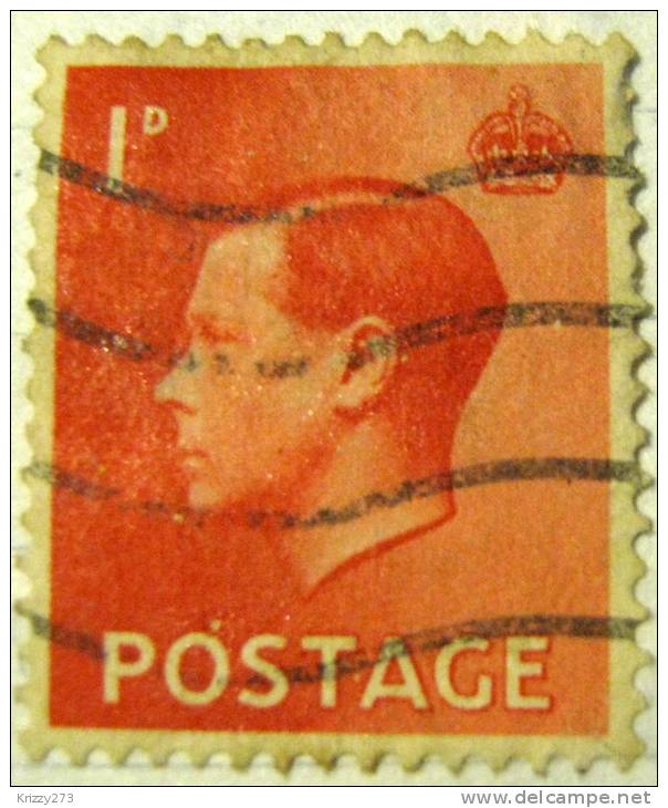 Great Britain 1936 King Edward VIII 1d - Used - Used Stamps