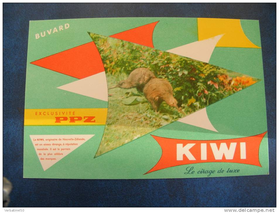 BUVARD....CIRAGE DE LUXE  KIWI...EXCLUSIVITE PPZ....FRAIS DE PORT 1 EURO - Produits Ménagers