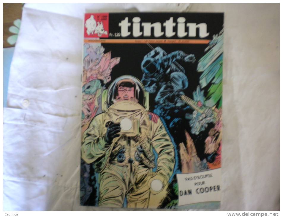 TINTIN LE JOUNAL DES JEUNES N°1099   20/11/69 - Tintin