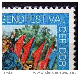 FDJ-Hemd Ohne Emblem 1979 DDR 2426/7 Plus 2427 I Im ZD W2 I ** 13€ Als Vergleich Error On The Stamp Se-tenant Of Germany - Plaatfouten En Curiosa