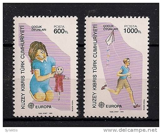 CYPRUS TURKEY EUROPA CEPT 1989 SET MNH - Unused Stamps